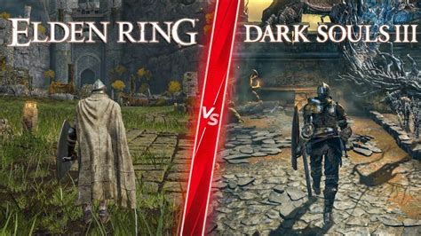 Elden Ring Vs Dark Souls 3 Comparison Detail Graphics 4K YouTube