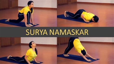 Surya Namaskar With Breathing Steps