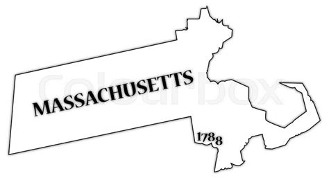 Massachusetts Outline Vector At Collection Of Massachusetts Outline Vector