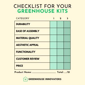 Greenhouse Essentials Choosing The Right Kit For You Greenhouse