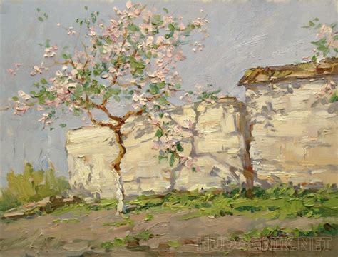 Картина Цветущая яблоня. Размеры: 46x35, Год: 2004, Цена: 15000 рублей ...