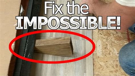 Diy Rv Flooring With A Flush Slideout Artofit