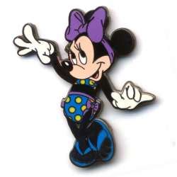 Minnie Mouse Wearing A Blue And Yellow Bikini With A Purple Bow Summer Series