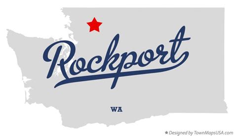 Map of Rockport, WA, Washington