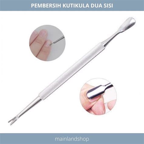 Jual Pembersih Kutikula Sisi Cuticle Pusher Fork Lidah Ular