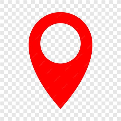 Premium Vector | Red map pin icon location pin symbol flat vector ...