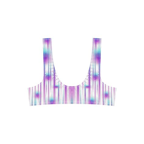 Star Fall In Rainbow Landscape Sport Top High Waisted Bikini Swimsuit Model S Id D