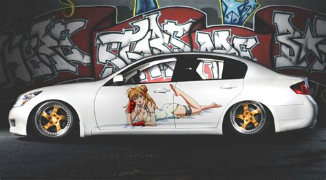 Car Side Full Color Graphics Vinyl Sticker Manga Anime Sexy Etsy