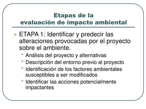 Ppt Evaluaci N De Impacto Ambiental Powerpoint Presentation Free