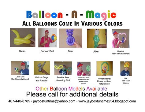 JAYBOS FUNTIME: BALLOON-A-MAGIC