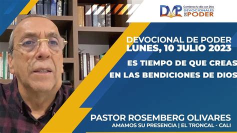 Devocionales De Poder Es Tiempo De Que Creas En Las Bendiciones De