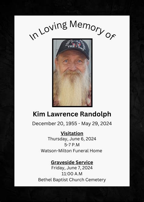 Grateful families thank the randolph funeral home valley bend for peace 16