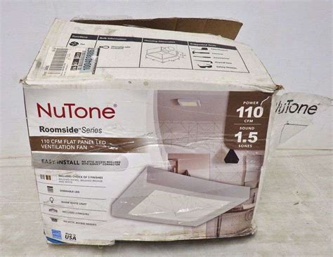 NuTone bathroom exhaust fan, looks complete, box looks rough, used ...