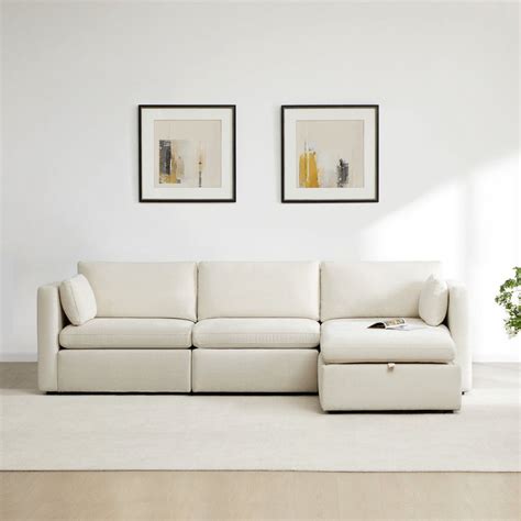 Delaney 4-Piece Modular Sofa Chaise (112'') – Transform Your Living ...