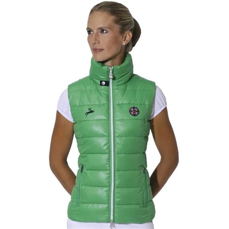 Spooks Emilia Ladies Gilet Green Redpost Equestrian