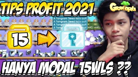 Tips Profit Hanya Modal Wl Easy Profit Work Growtopia