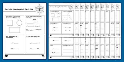 Third Grade December Morning Work Bundle Teacher Made