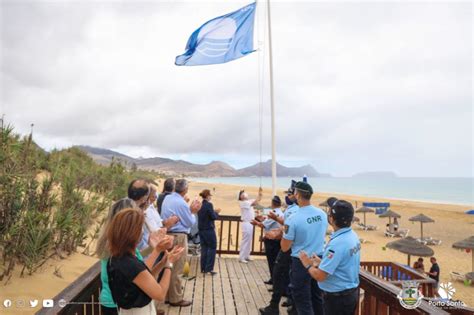 Porto Santo Reserva Da Biosfera Hastear Da Bandeira