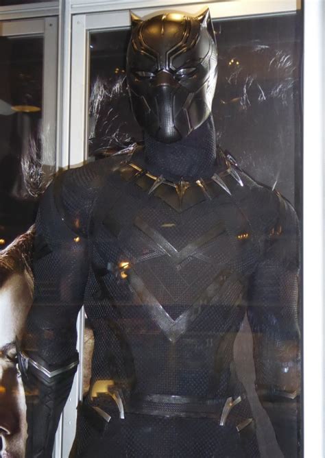 Hollywood Movie Costumes And Props Chadwick Bosemans Black Panther Costume From Captain