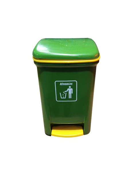 Promo Krisbow Dust Bin Tempat Sampah Outdoor Pedal 8 Ltr Diskon 15 Di