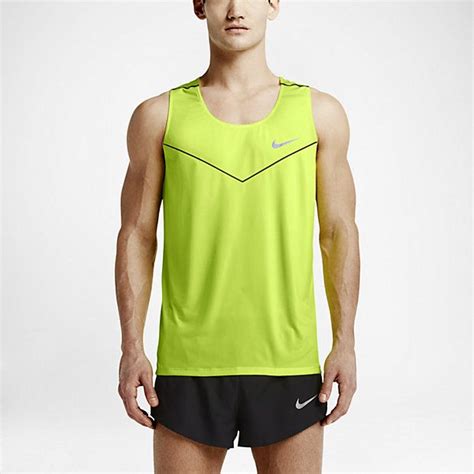 Nike Racing Sleeveless Mens Running Shirt Mens Running Shirts Gym