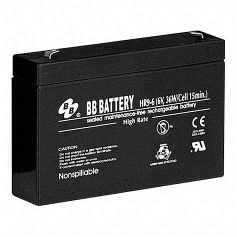 Аккумуляторная батарея BB Battery HR9-6/T2 AGM | ElectroControl.com.ua