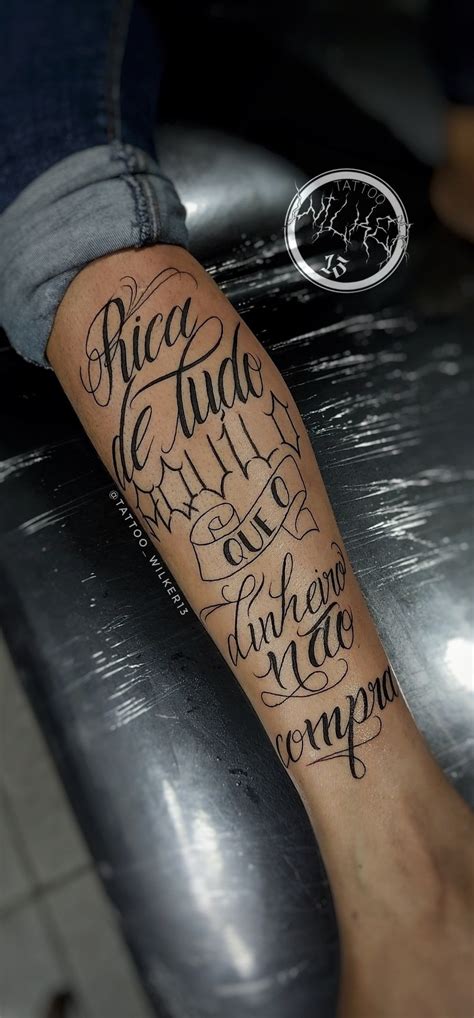 Lettering Tattoo Tatuagem Tatuagem Mulher Tatuagem Da Vida