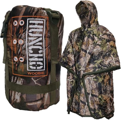 Woobie Poncho Liner For Rain Poncho For Men Realtree Camouflage With Carry Pack Camo Poncho