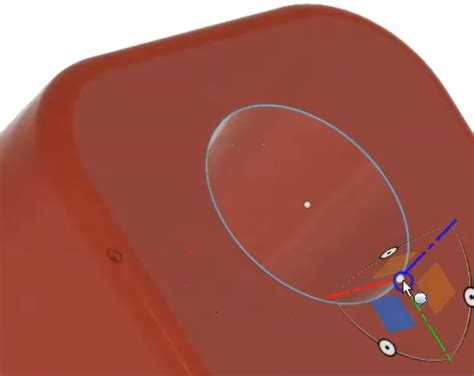 Contrassegno Punto Di Snap Centrale Mancante Nel Foro Del Corpo