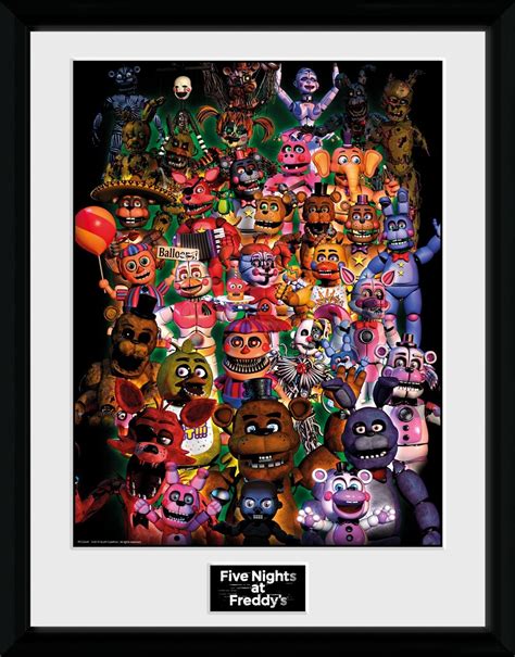 Five Nights At Freddy's - Ultimate Group Framed poster | Buy at UKposters