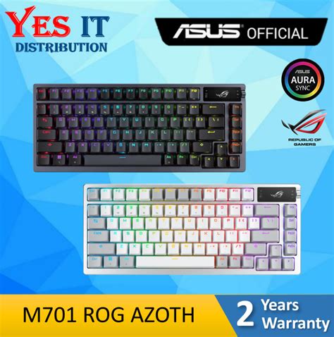 ASUS ROG Azoth M Gaming Mechanical Keyboard Hot Swappable NX Mechanical Switches Lazada
