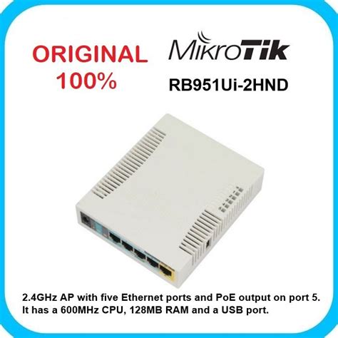 Jual Mikrotik RB951Ui 2HnD RB951 RB 951 Ui RB951Ui 2HnDI Shopee Indonesia