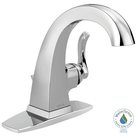 Delta Everly In Centerset Single Handle Bathroom Faucet In Chrome