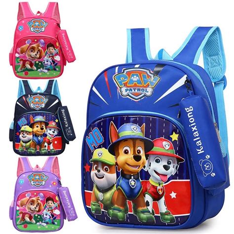 Mochila Escolar Patrulha Canina Paw Patrol Para Meninos Escola Pré