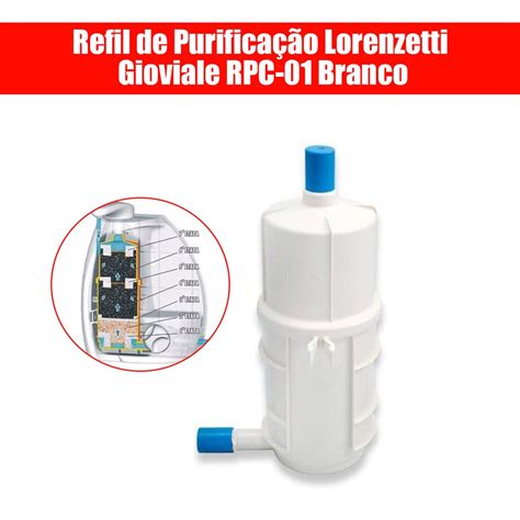 Refil de Purificação Lorenzetti Gioviale RPC 01 Branco Submarino