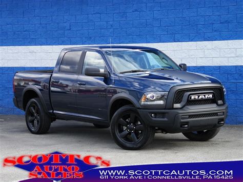 2019 Ram 1500 Classic Warlock 9702 Miles Patriot Blue Pearl Coat Truck