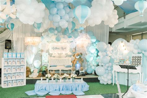 Nathans Hot Air Balloon Teddy Bear Themed Party Christening Party