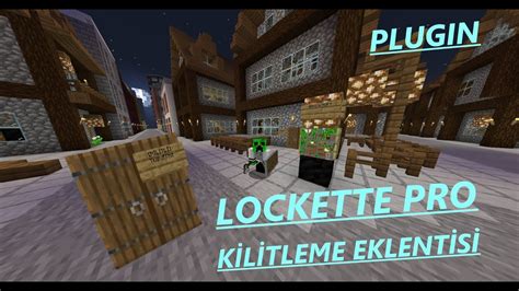 K Tleme Eklent S Aternos Lockette Pro Plug N M Necraft