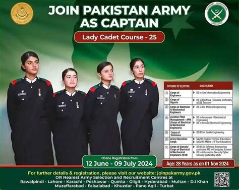 Lady Cadet Course Lcc Best To Join Pak Army Captain