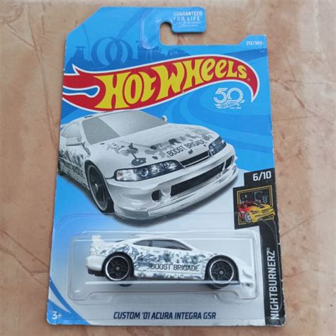 Jual Hot Wheels CUSTOM ACURA INTEGRA GSR Putih Shopee Indonesia