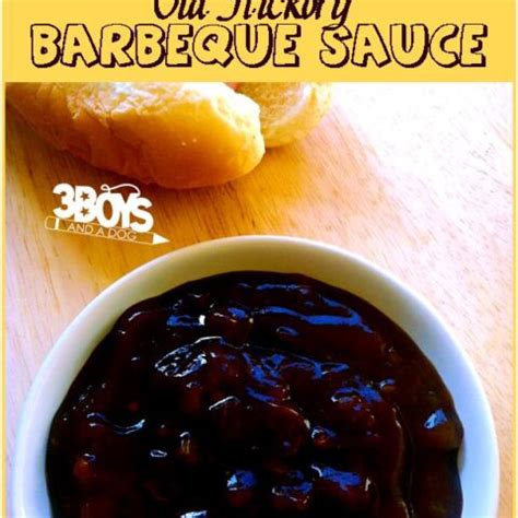 Make Your Own Old Hickory Barbecue Sauce - 3 Boys and a Dog