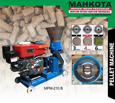 Mpm B Pellet Machine Mesin Cetak Pelet Mahkota Karya Delitama