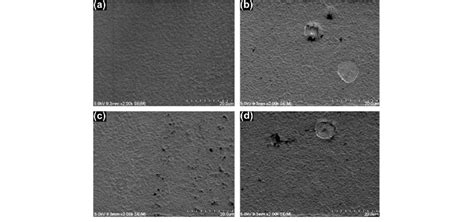 Ohmic Contact Surface Morphology SEM Images After Different RTA