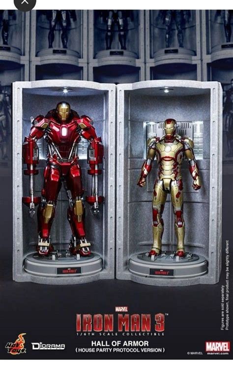 旺角店鋪現貨全新 Hot Toys Hottoys DS002 IRON MAN 3 格納庫 1 6 Hall of Armor 興趣及遊戲 玩具 遊戲類 Carousell