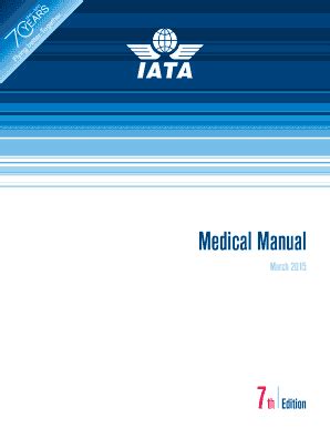 Iata Medical Manual Fill Online Printable Fillable Blank PdfFiller