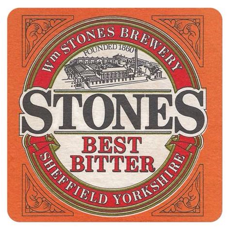 Stones Bitter Beer Ad Beer Label British Beer