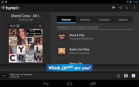 TuneIn Radio Aplicaciones De Android En Google Play