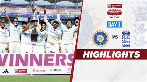 Watch India Women Vs England Women - Only Test - Day 3 Highlights Video ...