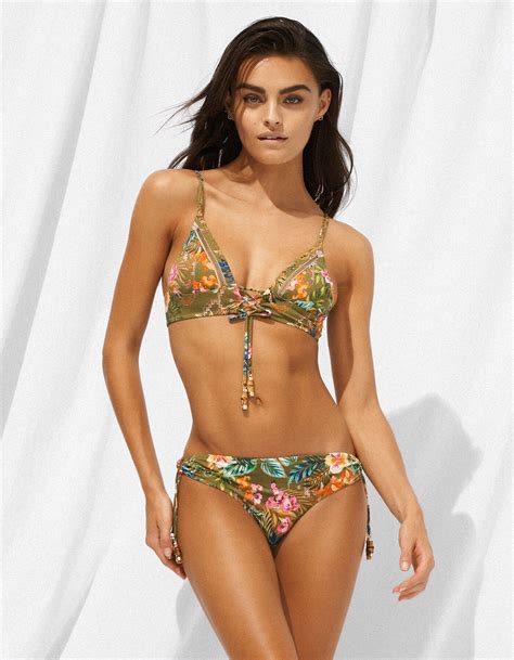 Watercult SUNSET FLORALS STRAPPING BIKINI