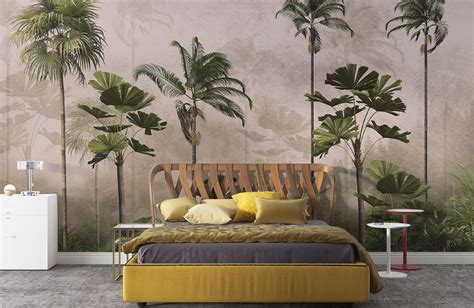 Tropical Palm Leaf Wallpaper for Room Décor | Morphico